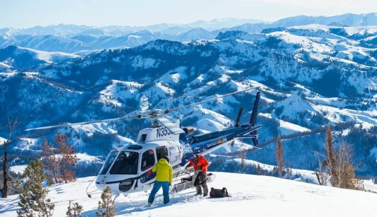 Heli Skiing in Sun Valley